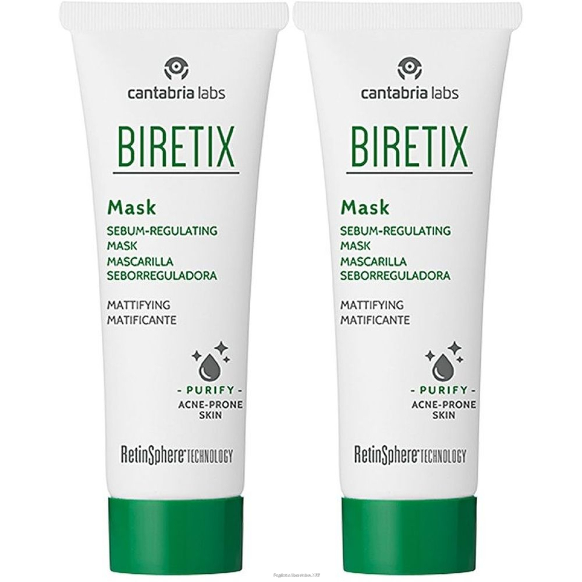 Trova Offerte di biretix® mask set da 2 2x25 ml crema per la pelle e compra online