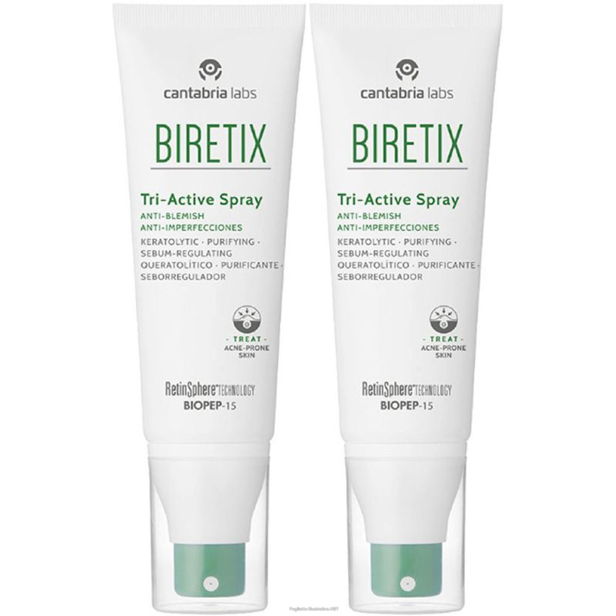 Trova Offerte di biretix triactive body spray 100 ml set da 2 2x100 ml e compra online