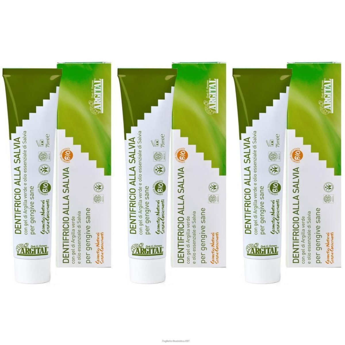 Trova Offerte di bital-salvia dentifricio alla salvia 3x75 g e compra online