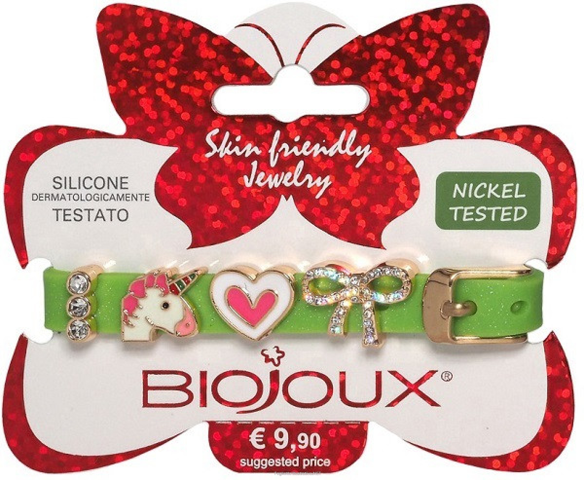 Trova Offerte di bjb020 bracciale silicone green gold plated e compra online