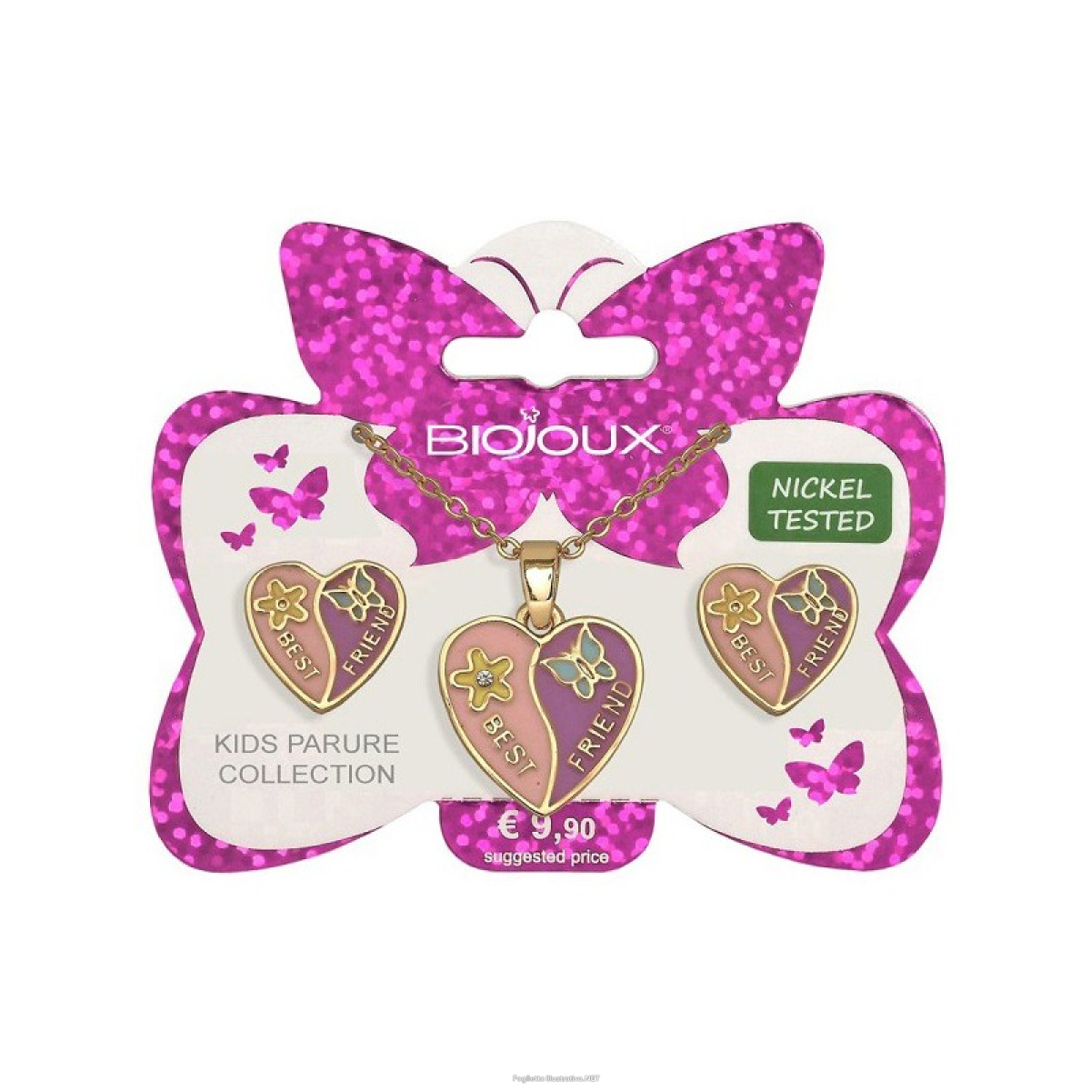 Trova Offerte di bjs002 parure orecchini+collanina best friend gold plated e compra online