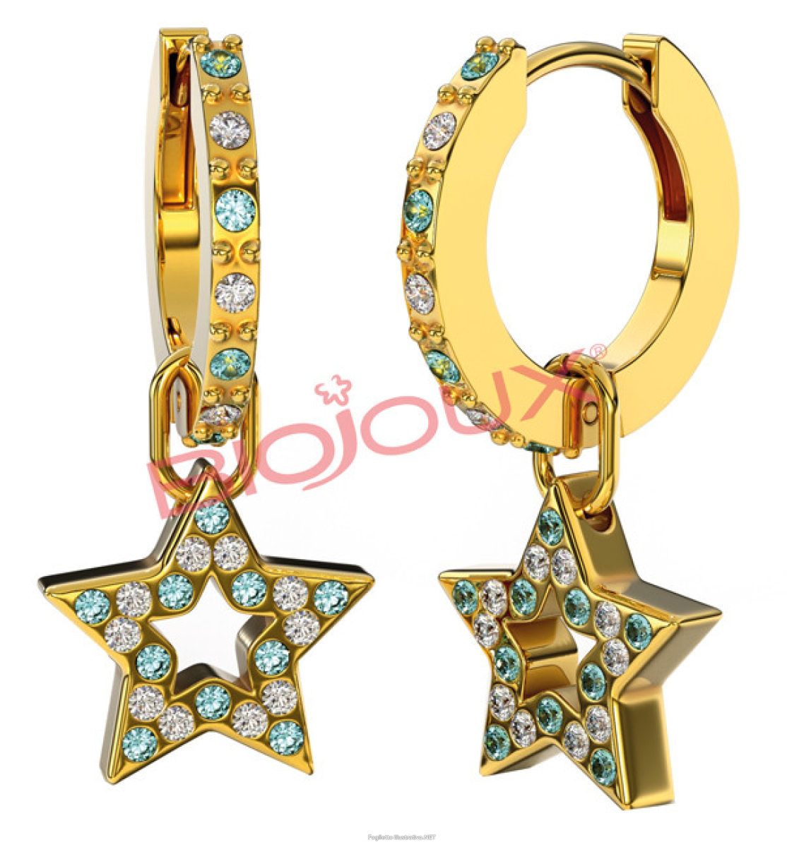 Trova Offerte di bjt282 orecchini ginevra 12 gold plated e compra online
