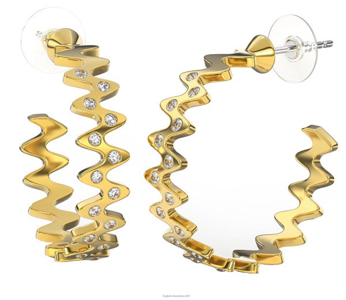 Trova Offerte di bjt369 orecchino sariel gold plated e compra online
