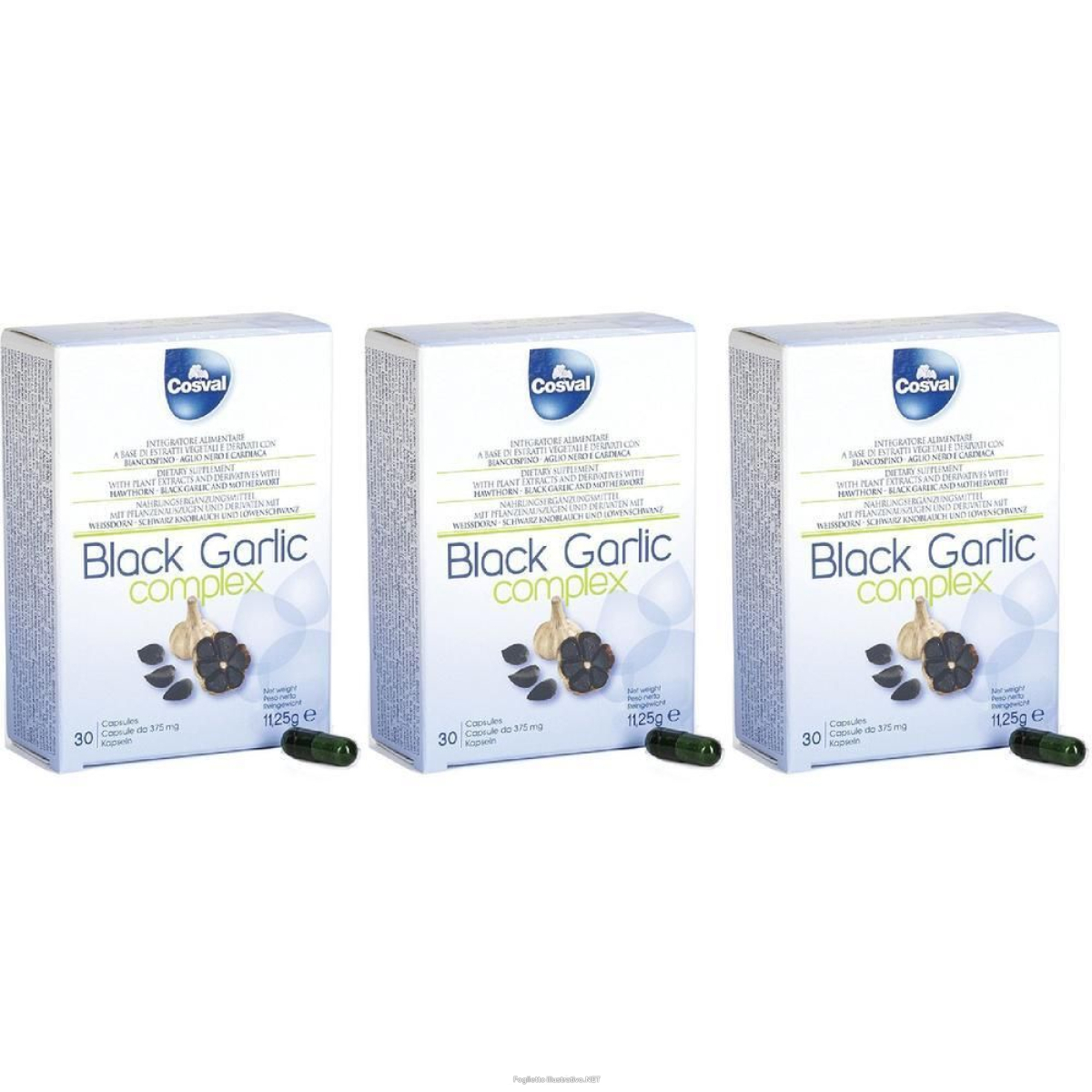 Trova Offerte di Black Garlic Complex Capsule 3x30 Pezzi e compra online