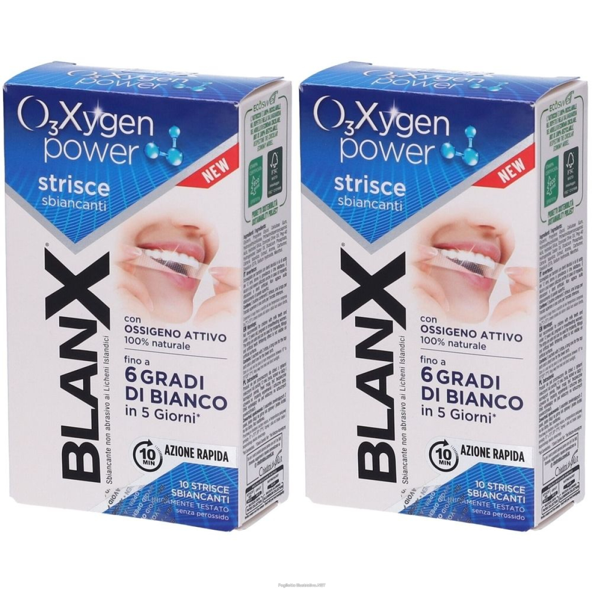 Trova Offerte di blanx kit strisce sbiancanti o?x set da 2 2x1 pz e compra online
