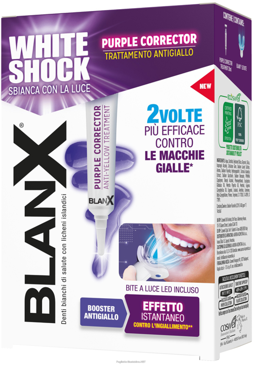 Trova Offerte di blanx white shock purple+led e compra online