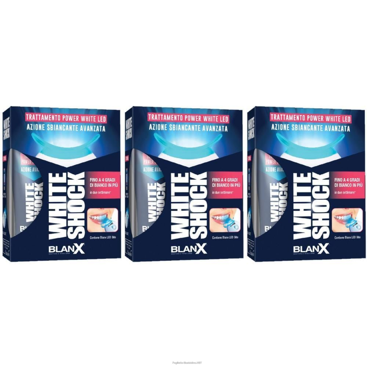 Trova Offerte di blanx white shock trattamento intensivo sbiancante 3x30 ml dentifricio e compra online