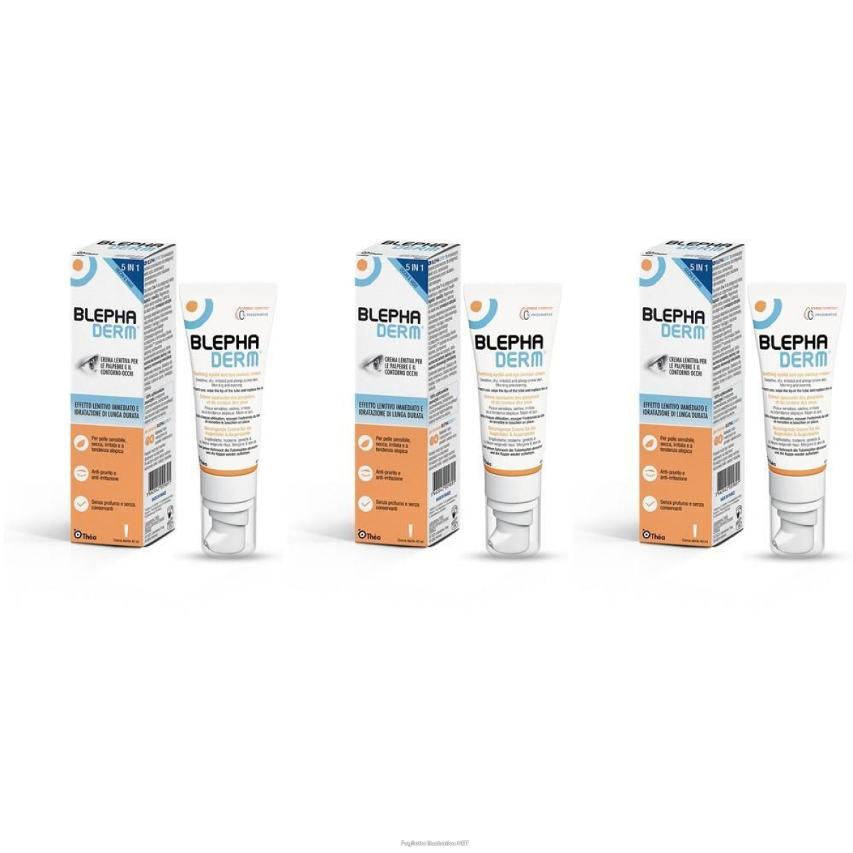 Trova Offerte di blephaderm crema contorno occhi lenitiva 3x40 ml e compra online