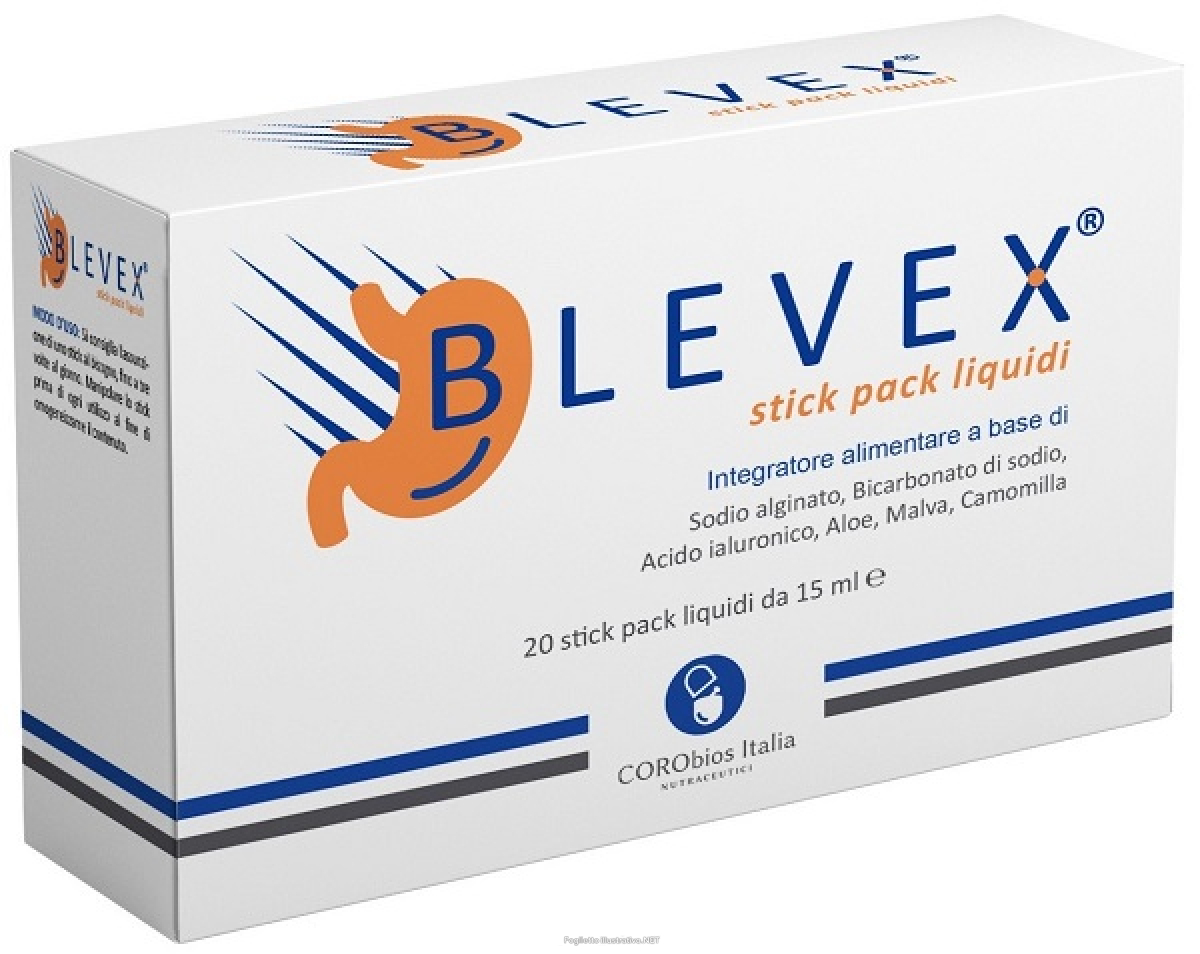 Trova Offerte di blevex integratore per l'apparato gastro-intestinale 20 stick pack liquidi x 15ml e compra online