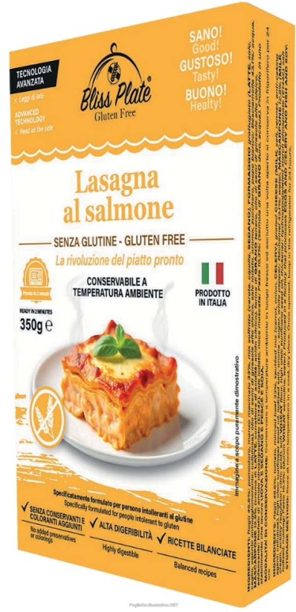 Trova Offerte di bliss plate lasagna al salmone piatto pronto senza glutine 350 grammi e compra online