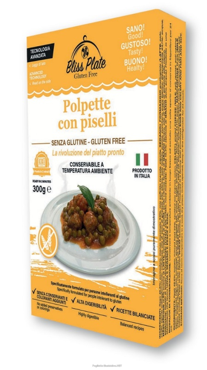 Trova Offerte di bliss plate polpette con piselli 300 g e compra online
