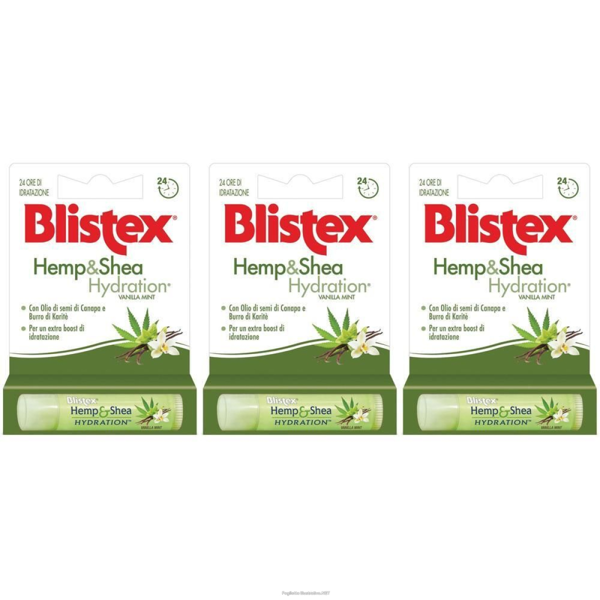 Trova Offerte di blistex® hemp & shea hydration stick labbra 3x4,25 g e compra online