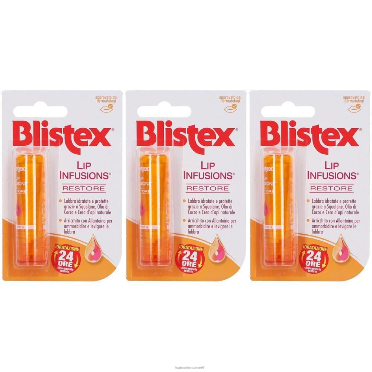 Trova Offerte di blistex lip infusions restore 3x3,7 g e compra online