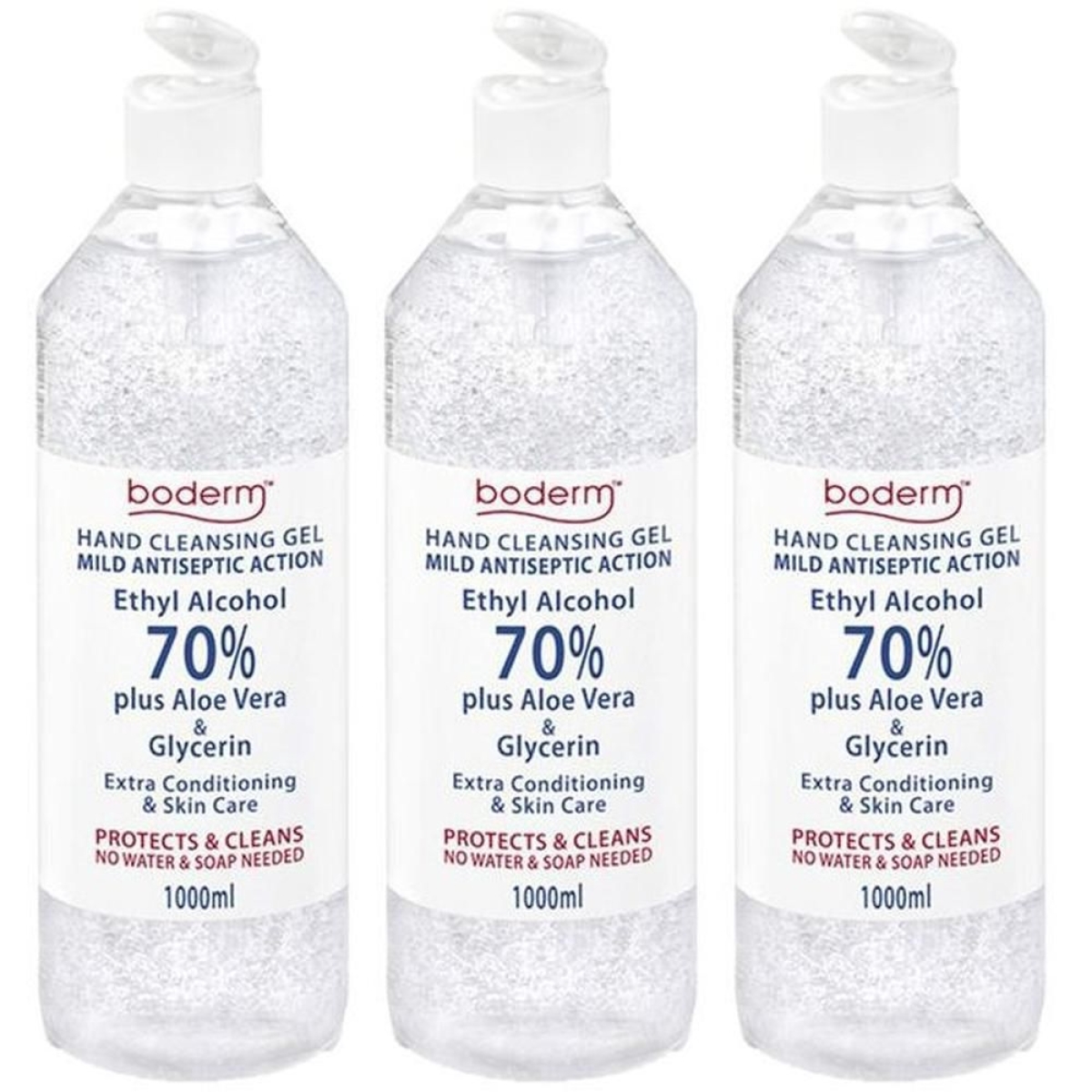 Trova Offerte di Boderm hand cleansing gel 70% 1 litro 3x1000 ml e compra online
