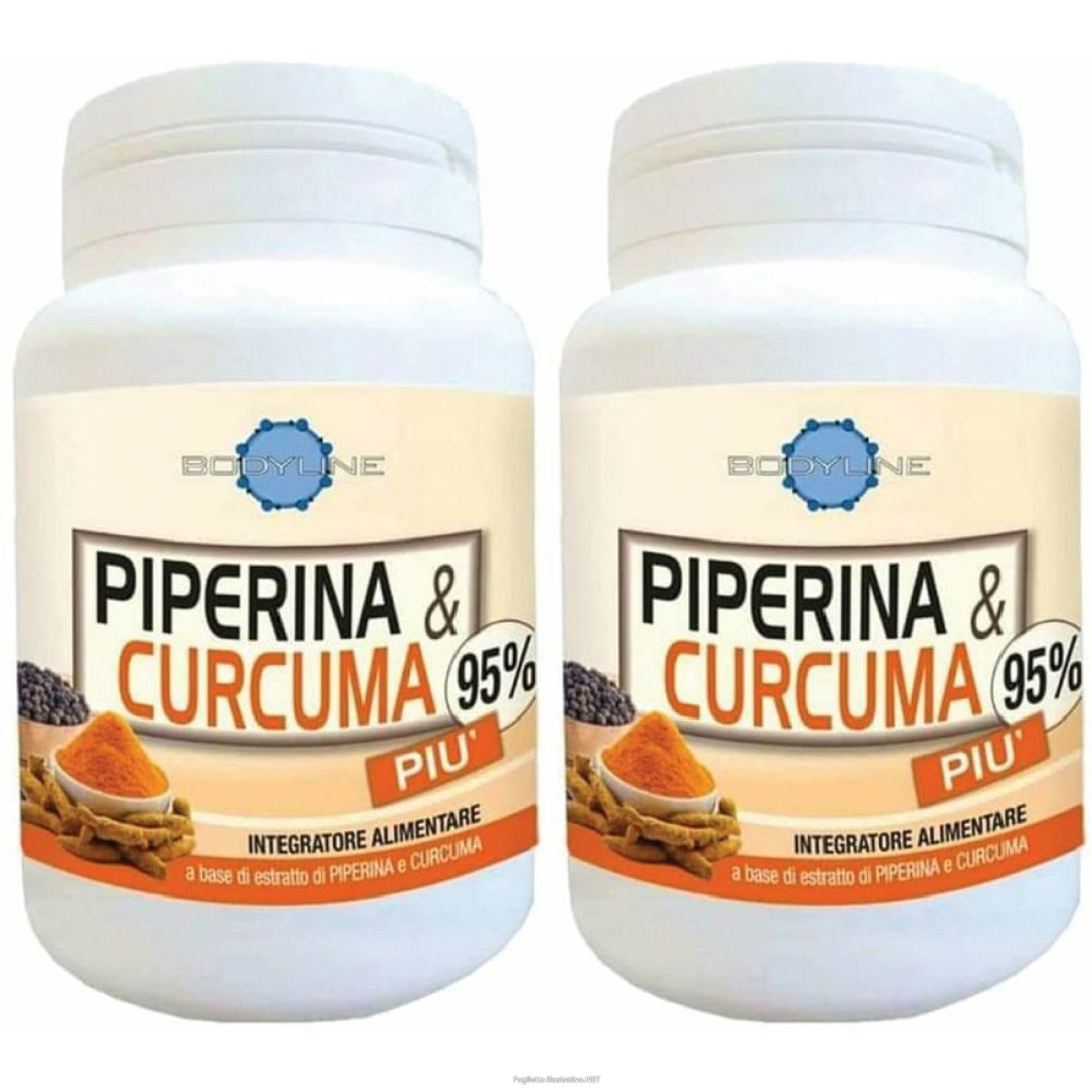 Trova Offerte di bodyline piperina & curcuma piú capsule set da 2 2x30 g e compra online