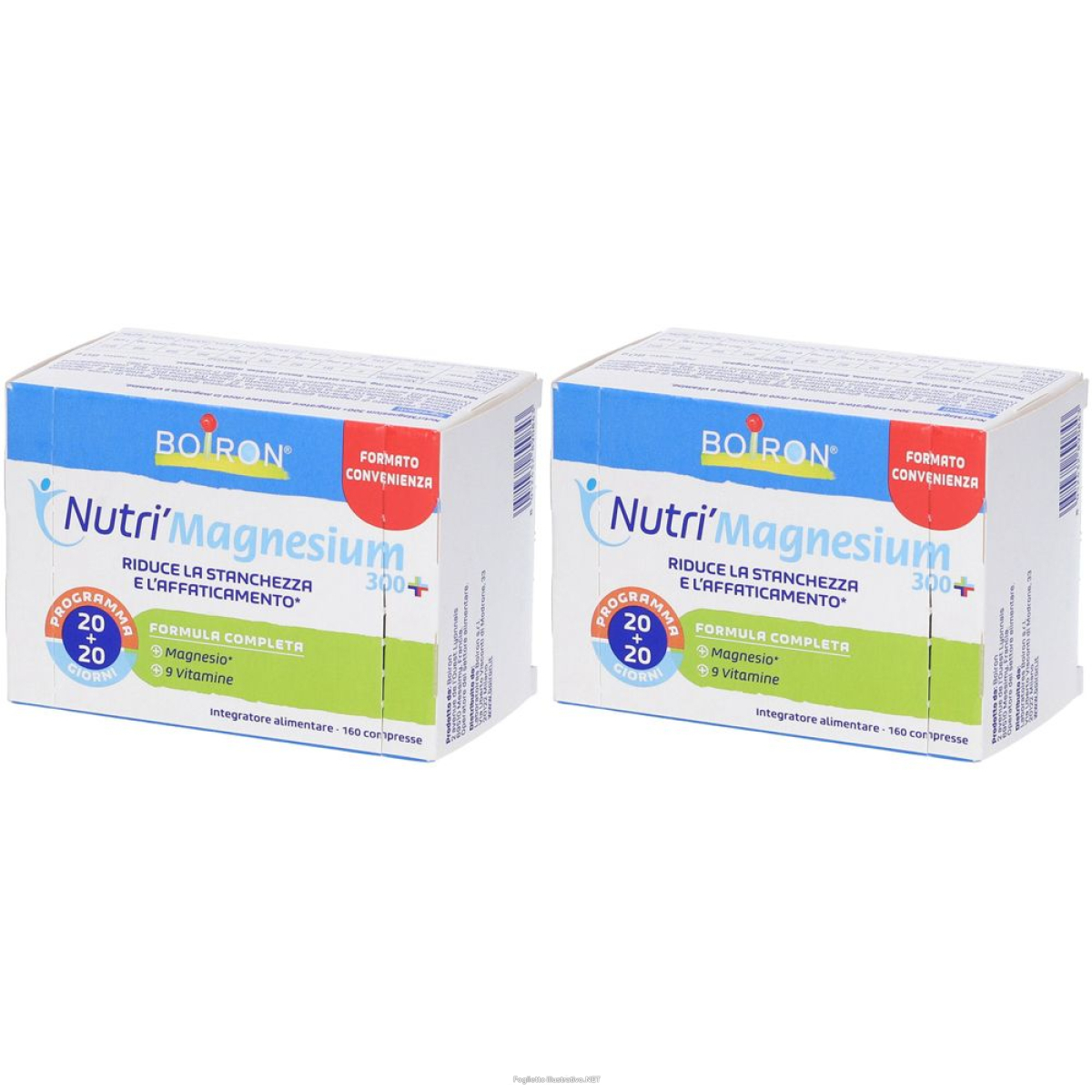 Trova Offerte di boiron nutri'magnesium 300+ set da 2 2x80 g compresse e compra online