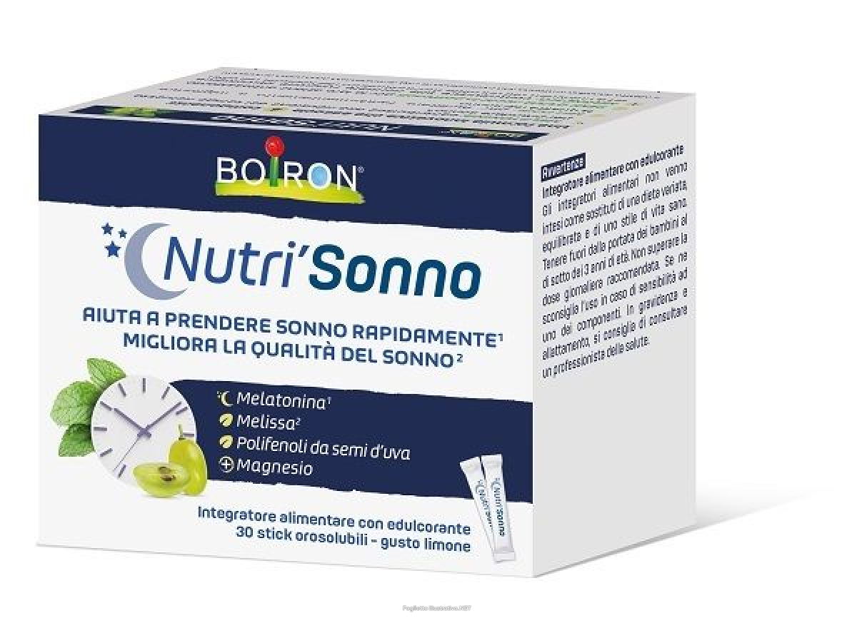 Trova Offerte di boiron nutrisonno melatonina 30 stick orosolubili per il sonno, limone e compra online