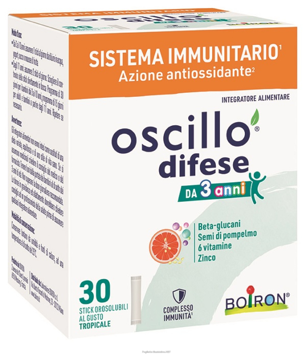 Trova Offerte di boiron oscillo difese 3+ integratore sistema immunitario per bambini e adulti 30 stick orosolubili e compra online