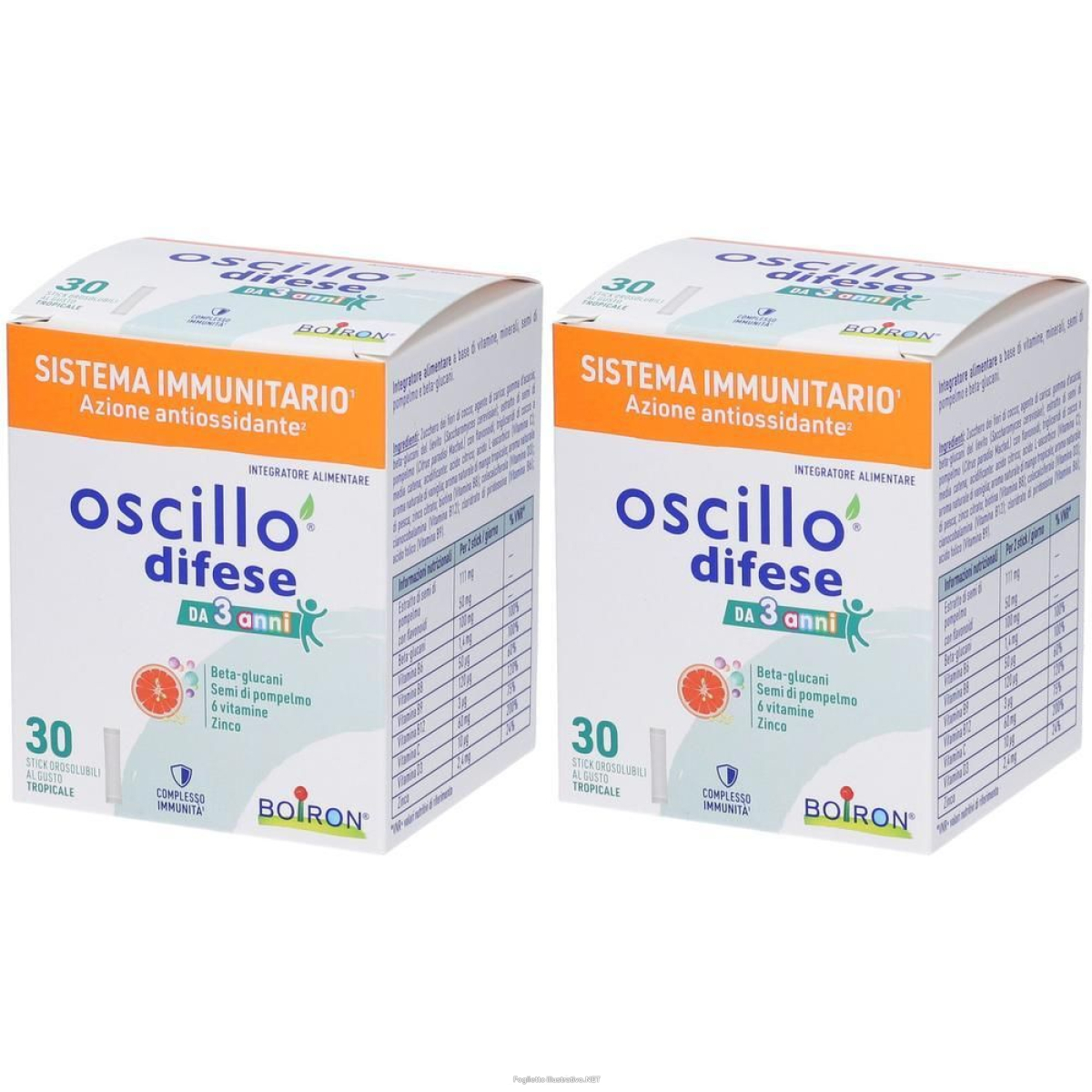 Trova Offerte di boiron oscillo difese da 3 anni stick orali 2x1 st e compra online