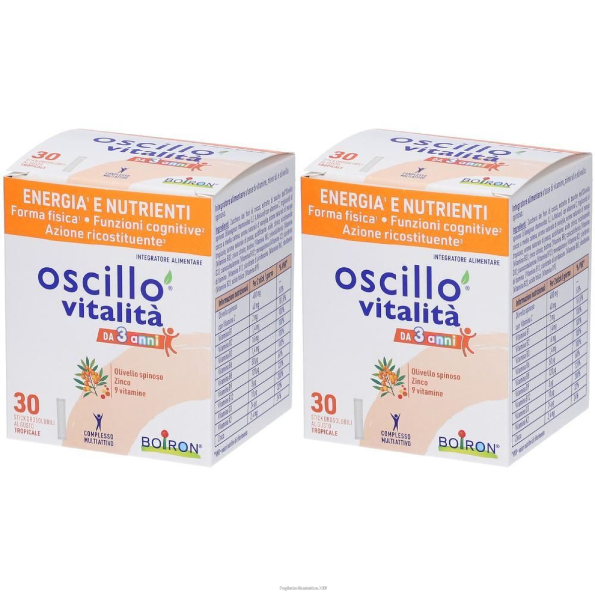 Trova Offerte di boiron oscillo vitalità da 3 anni stick orali 2x1 st e compra online