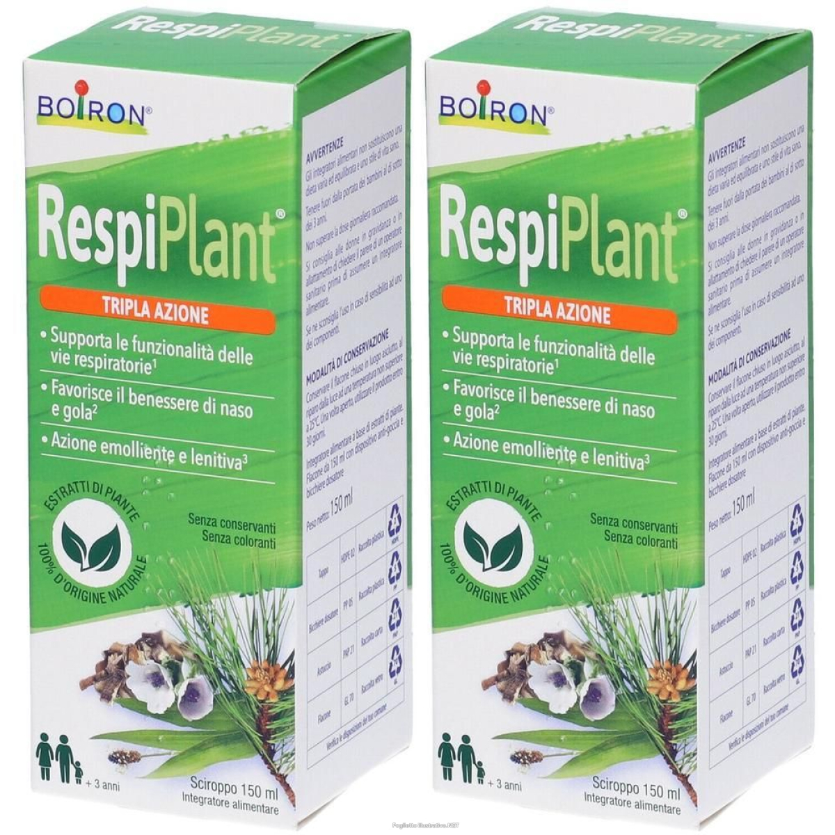 Trova Offerte di boiron® respiplant® 2x150 ml sciroppo e compra online