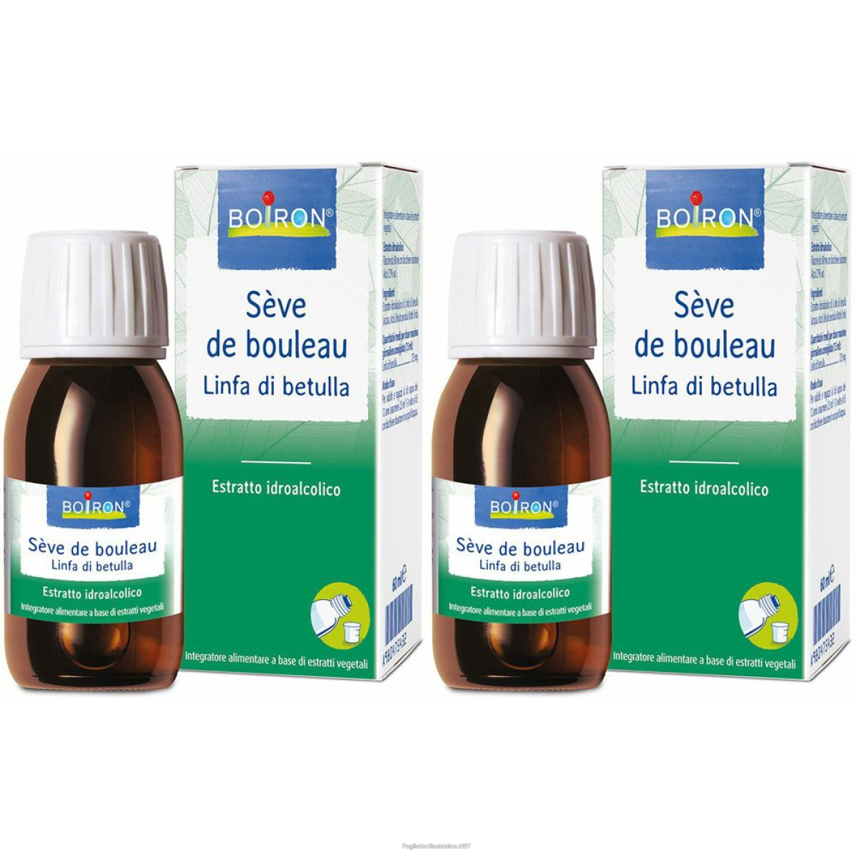 Trova Offerte di boiron® sève de bouleau linfa di betulla set da 2 2x60 ml soluzione or e compra online