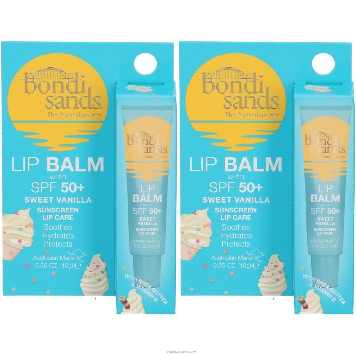 Trova Offerte di bondy sands balsamo labbra vaniglia spf50+ 2x10 g e compra online
