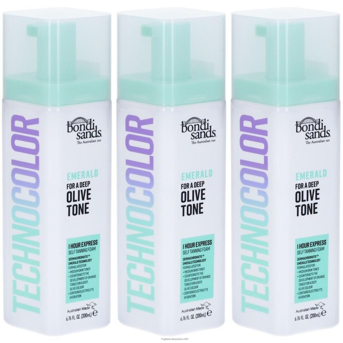 Trova Offerte di bondy sands technocolor emerald schiuma autoabbronzante 3x200 ml e compra online
