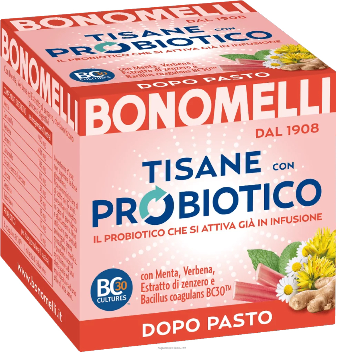 Trova Offerte di bonomelli tisana con probiotico dopo pasto in filtri 20 g tè e compra online
