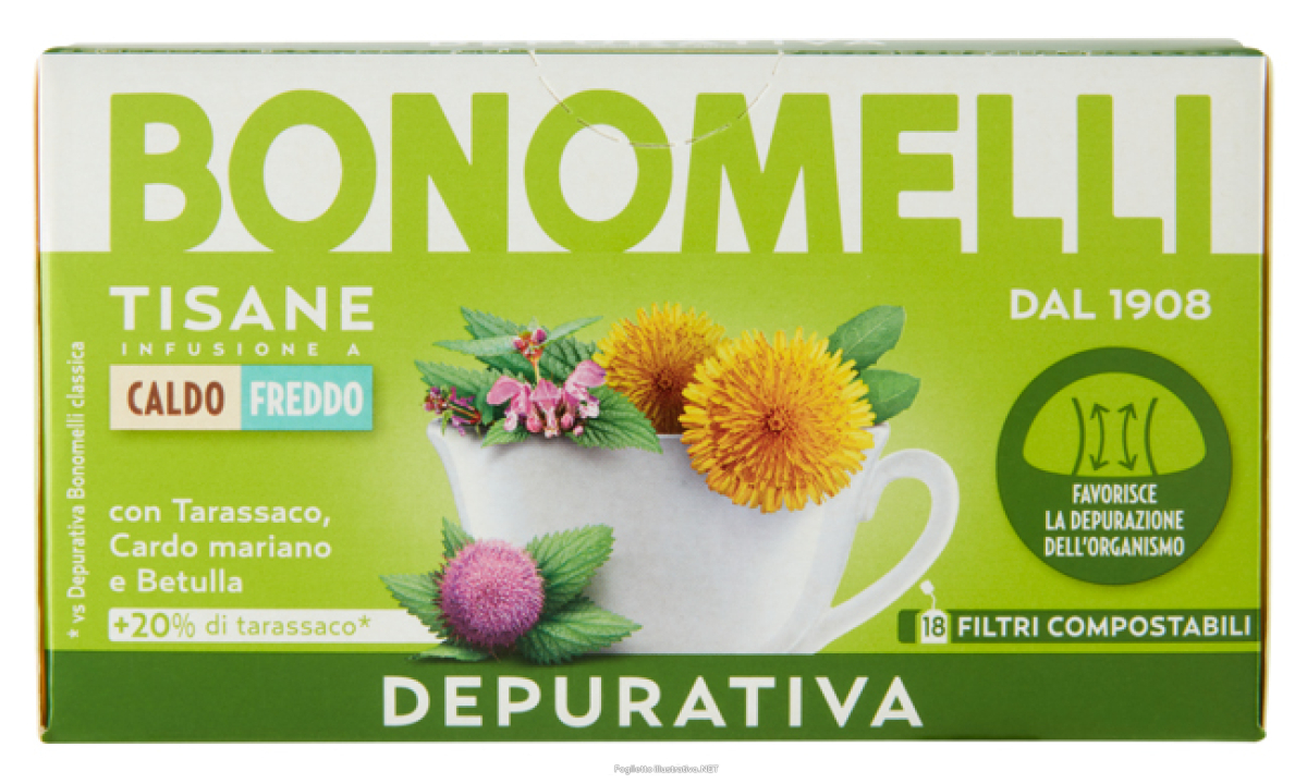 Trova Offerte di bonomelli tisana depurativa 18 filtri e compra online