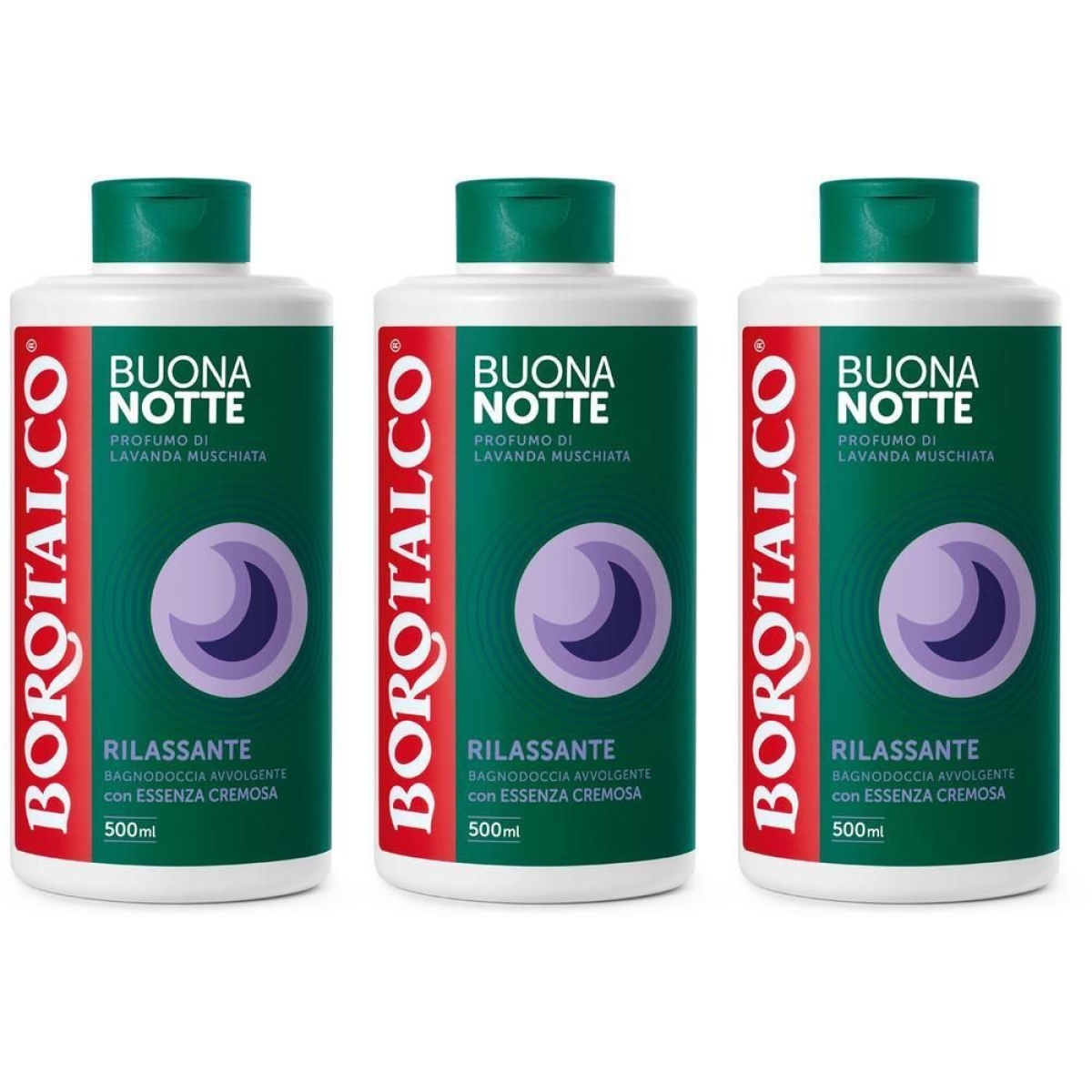 Trova Offerte di Borotalco® - bagnodoccia buonanotte rilassante 3x500 ml e compra online