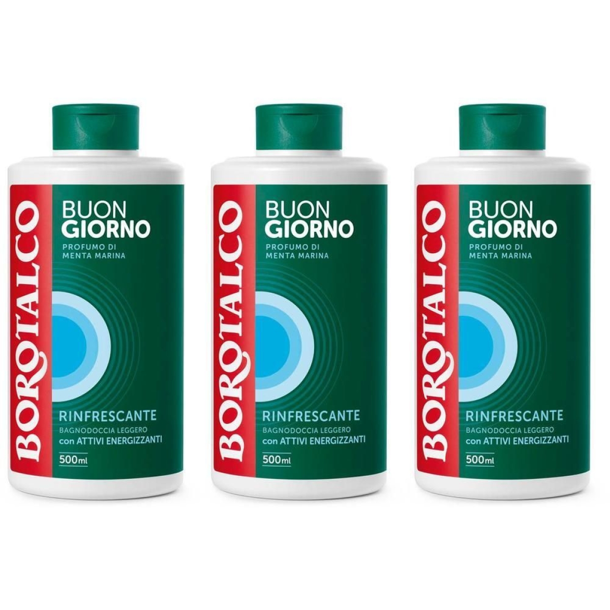 Trova Offerte di Borotalco® - bagnodoccia buongiorno rinfrescante 3x500 ml e compra online