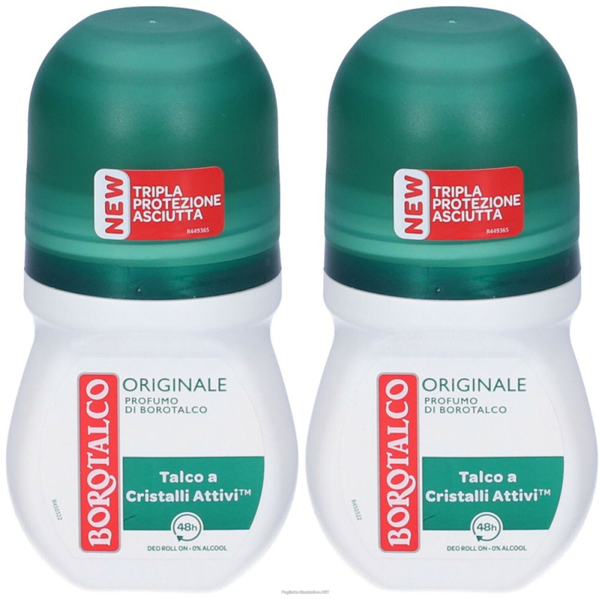 Trova Offerte di borotalco deo roll originale set da 2 2x50 ml roll-on e compra online