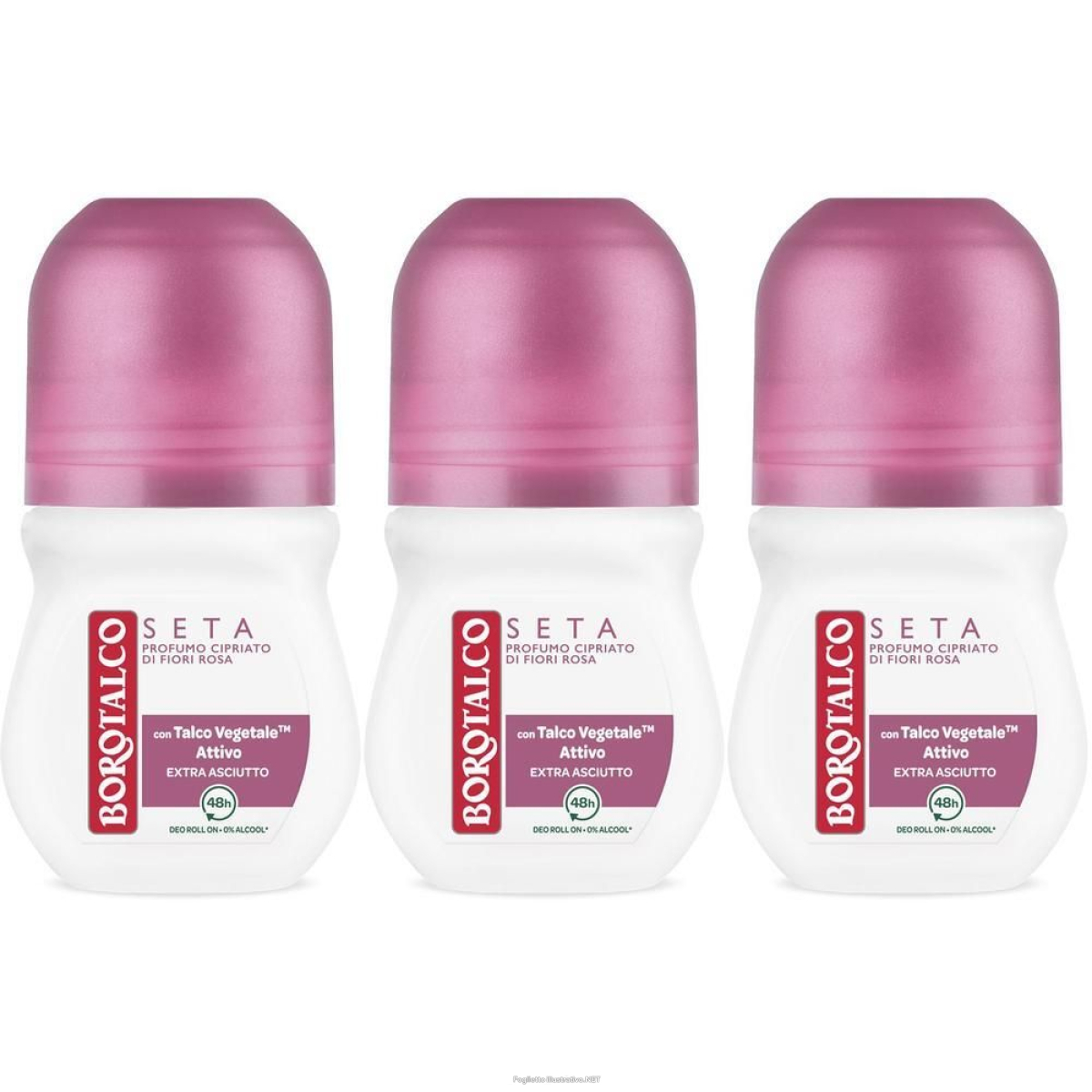 Trova Offerte di borotalco deodorante seta roll on (50ml) 3x50 ml e compra online