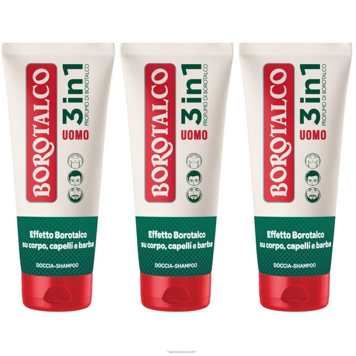 Trova Offerte di borotalco doccia schiuma uomo 3 in 1 originale (200ml) 200 ml e compra online