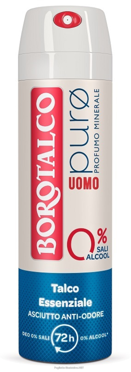 Trova Offerte di borotalco - puro uomo - deodorante profumo minerale 150 ml spray e compra online