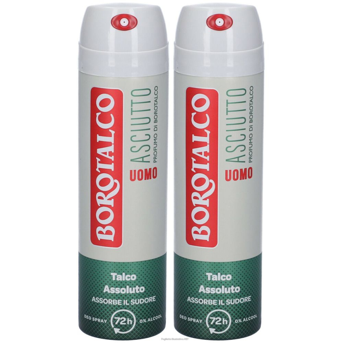Trova Offerte di borotalco uomo asciutto profumo di deo spray set da 2 2x150 e compra online