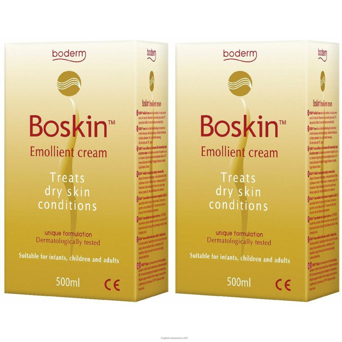 Trova Offerte di boskin™ crema emolliente set da 2 2x500 ml e compra online