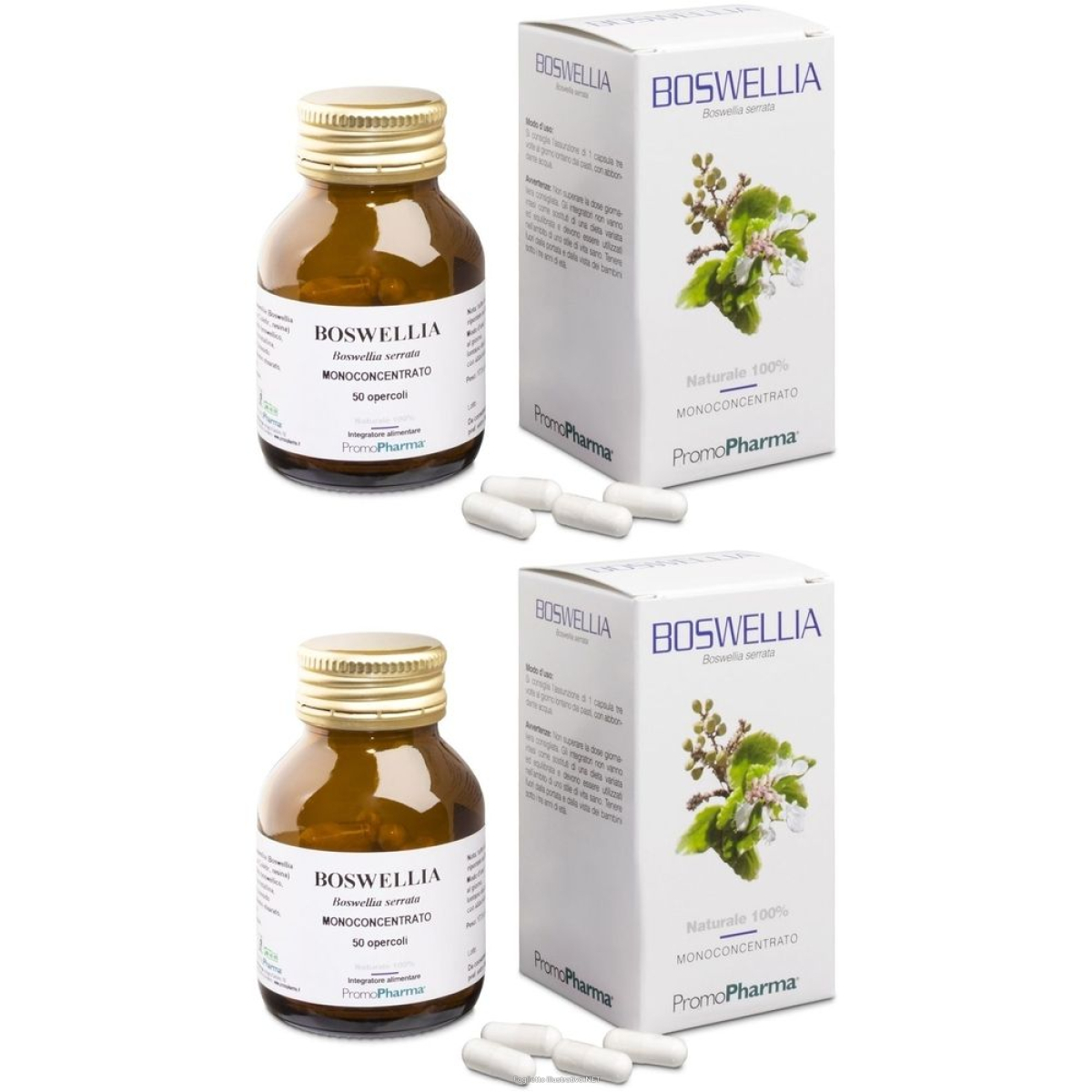 Trova Offerte di boswellia 50 capsule set da 2 pz e compra online