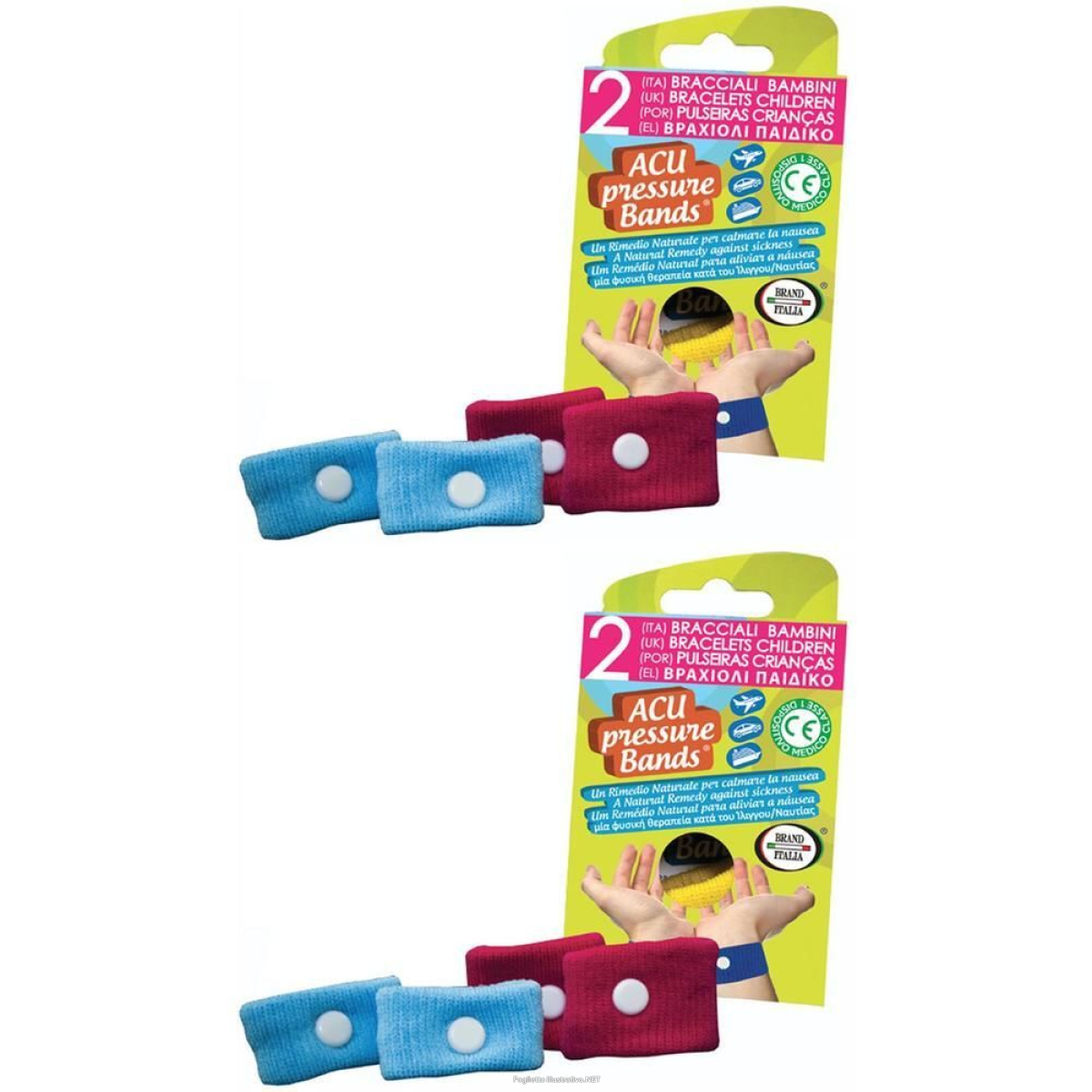 Trova Offerte di bracciale acu pressure band bambini 2 pezzi st e compra online