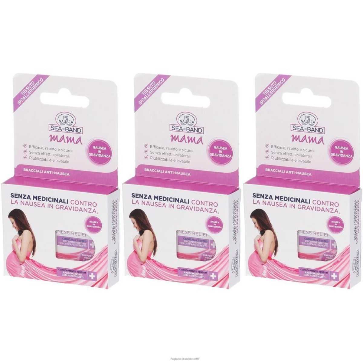 Trova Offerte di bracciale anti nausea mama p6 control 2 pezzi 3x2 st e compra online