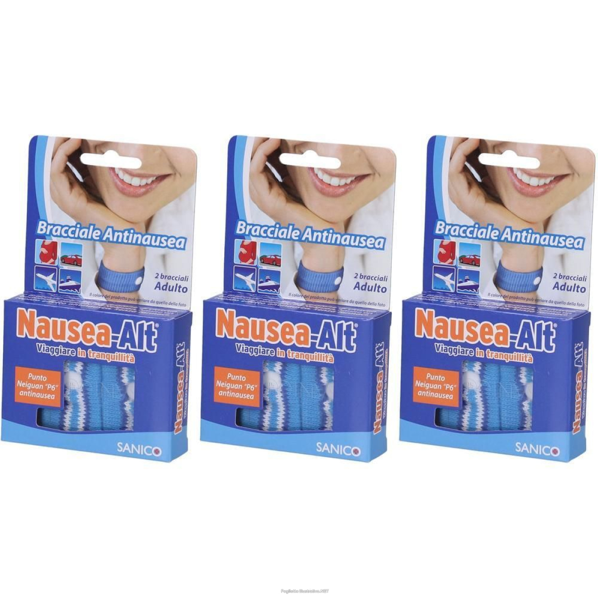 Trova Offerte di bracciale antinausea adulto nausea-alt 3x1 st e compra online