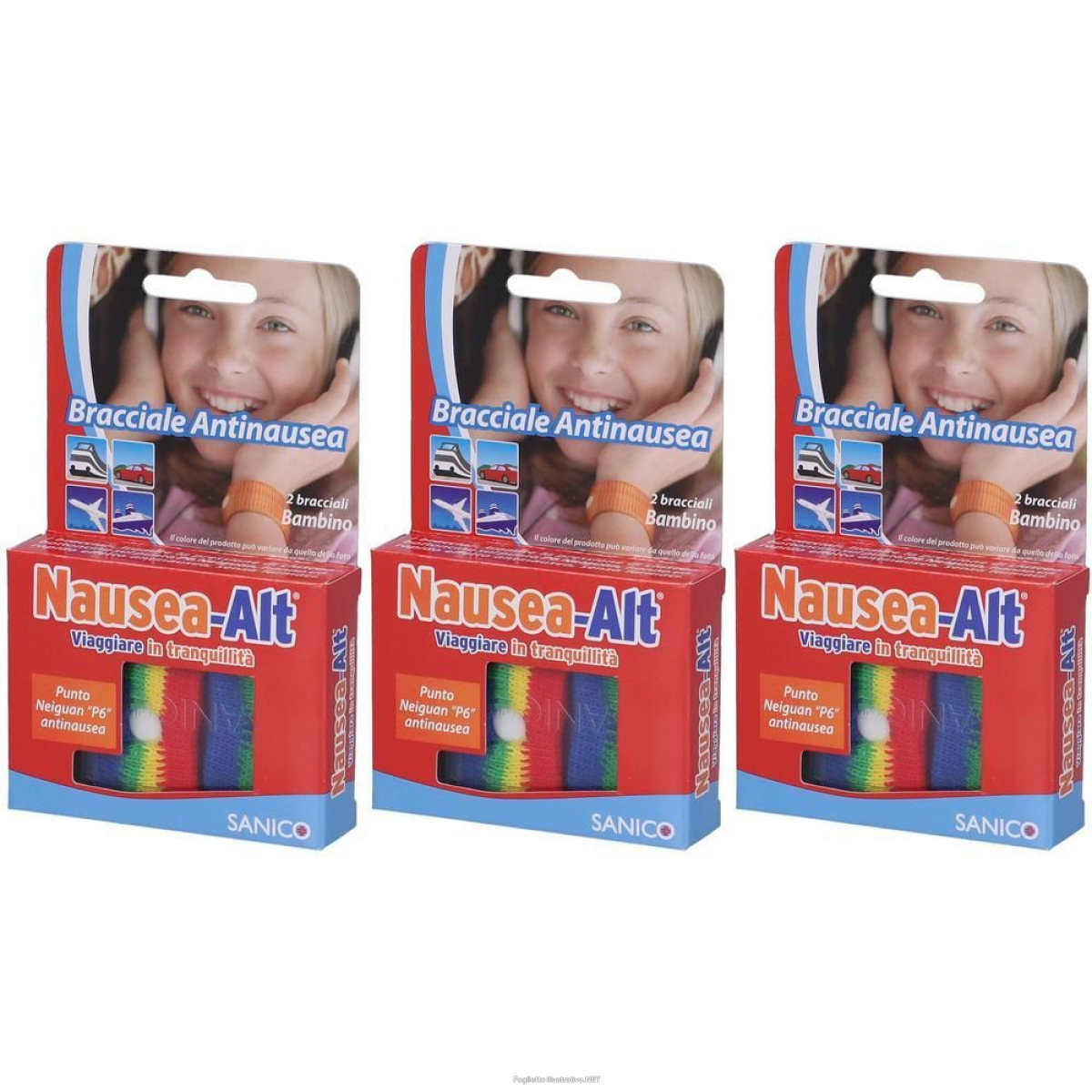 Trova Offerte di bracciale antinausea bambino nausea-alt 3x1 st e compra online