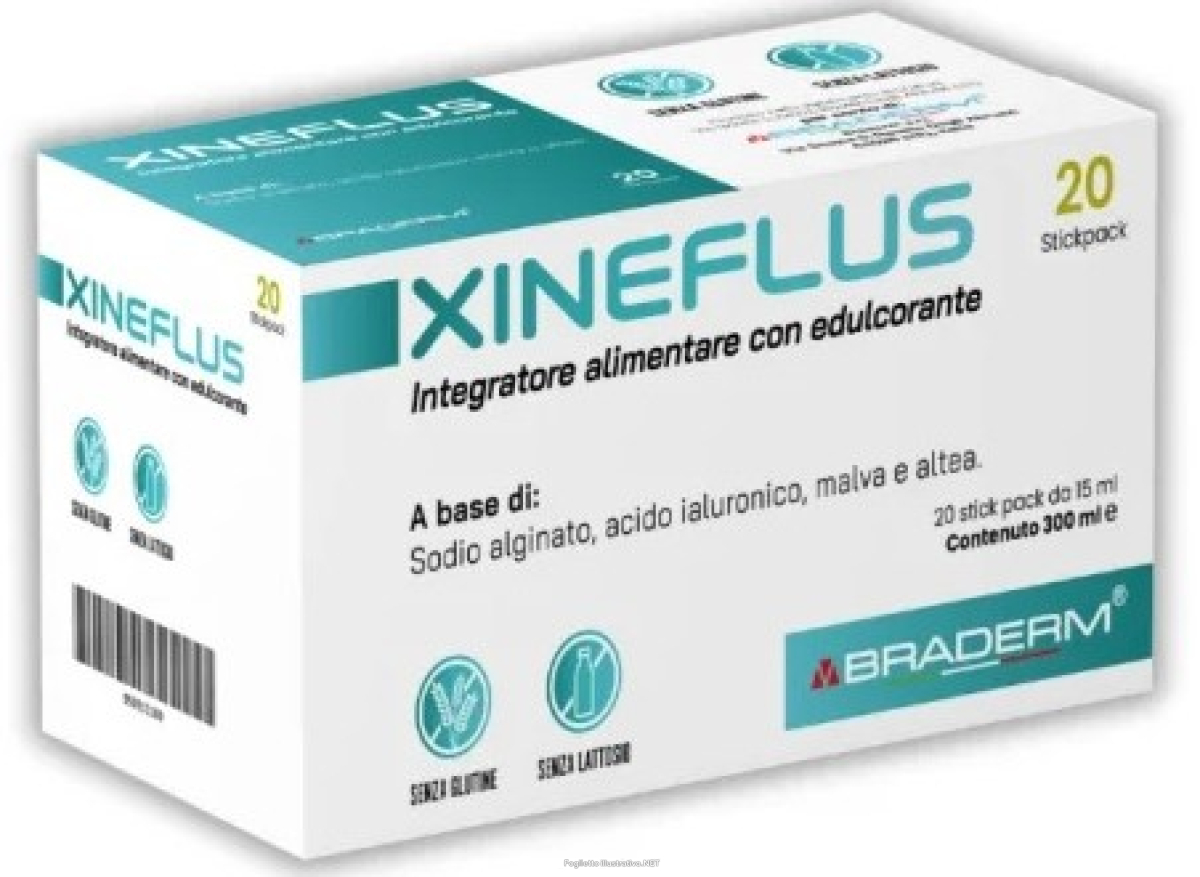 Trova Offerte di braderm xineflus integratore alimentare per digestione senza glutine e lattosio 20 stick e compra online