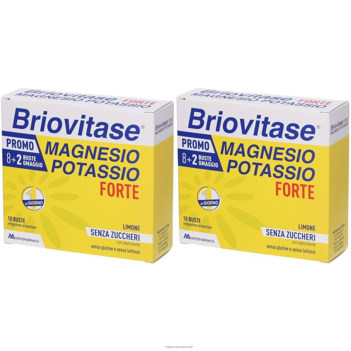 Trova Offerte di briovitase® forte magnesio e potassio 10 bustine gusto limone 2x10 pz e compra online