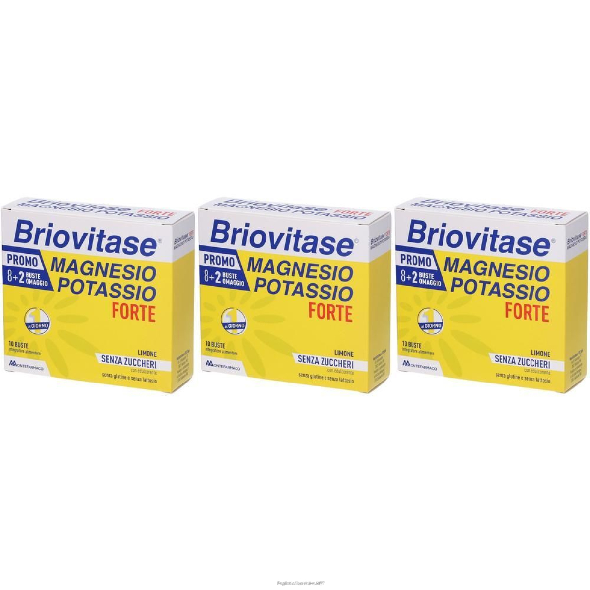 Trova Offerte di briovitase® forte magnesio e potassio 10 bustine gusto limone 3x10 pz e compra online