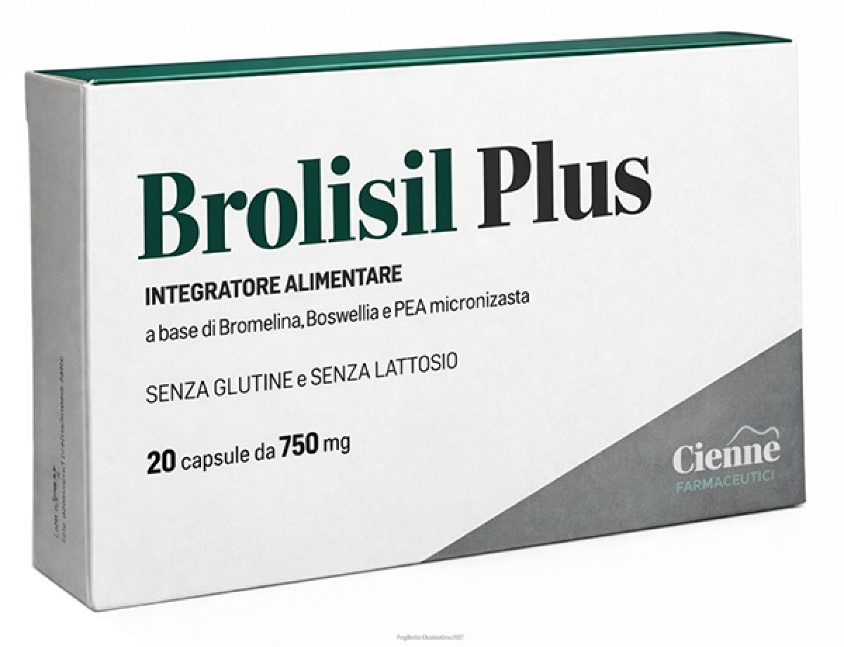 Trova Offerte di brolisil plus 20 capsule da 750 mg senza glutine senza lattosio e compra online
