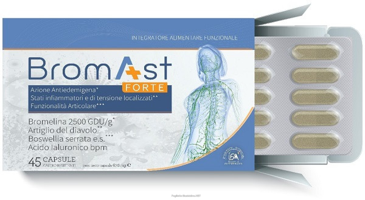 Trova Offerte di bromast forte integratore per la funzionalità articolare 45 capsule e compra online