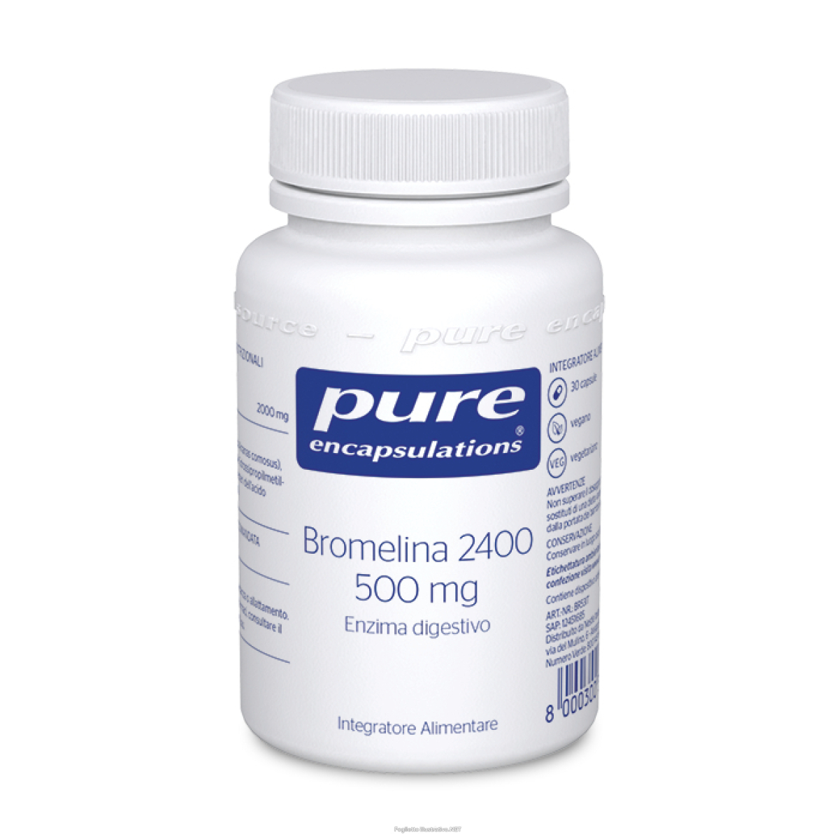 Trova Offerte di bromelina 2400 500mg pure encapsulations(r) 90 capsule e compra online