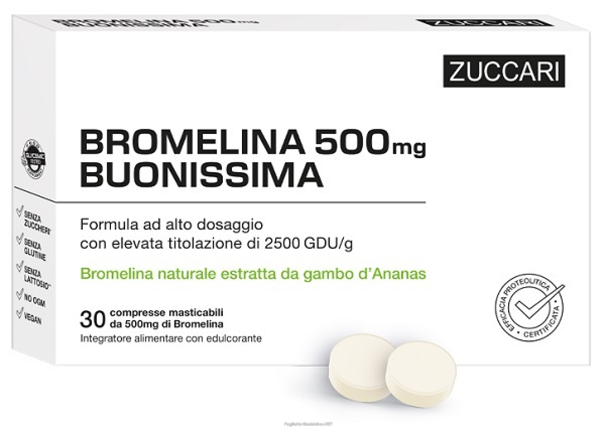 Trova Offerte di bromelina 500 buonissima 30 compresse e compra online